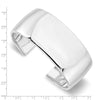 Sterling Silver RH-plated Polished Slip-on Bangle