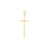 Pointed Cross Pendant with 1pt Diamond