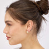 15mm Small Double Open Hoop Earrings