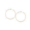 50mm x 1.2mm Hoop Post Earrings