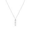 5mm Vertical Block Numeral Necklace