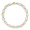 14K Two-tone D/C Bracelet