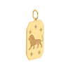 Leo Engraved Pendant