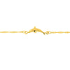 Dolphin Trio Adjustable Anklet