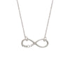 Sterling Silver Infinity Symbol Mom Adjustable Necklace