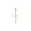 Polished Cross Pendant with Rounded Edges