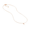 Diamond Mini Cross Adjustable Necklace