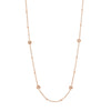Diamond Bezels and Beads Necklace