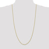 10K 2.25mm Diamond-Cut Rope Chain