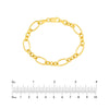 Hollow Oval Link 3+1 Chain Necklace