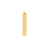 Long Vertical Bar Engravable Charm