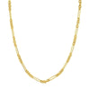 5+1 Round Paper Clip Chain with Pear Lock