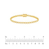 Bezel Set Diamond Tennis Bracelet (4-1/5tcw)