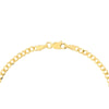 Cross Dangle Curb Chain Adj. Bracelet