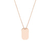 Engravable Dog Tag Adj. Necklace