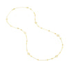 Long and Lovely Mix Hexagon Station Necklace