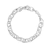 Square Wire Hollow Link Bracelet
