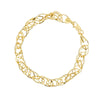 Square Wire Hollow Link Bracelet