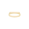 Slim Engravable Signet Ring
