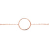 Open Wire Circle Adjustable Bracelet