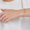 Push Lock Paper Clip Bracelet