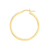 2 X 30mm Square Hoop Earrings