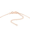 Sideways Mini CZ Cross Adjustable Necklace