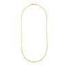 Round Ascending Diamond Necklace (1tcw)
