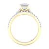 14K 2.40Ct Lab Grown Bridal Set