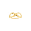 Plated Sterling Silver Infinity Ring