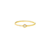 3pt Round Diamond Bezel Ring