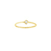 1/20ct Pear-Shaped Diamond Bezel Ring