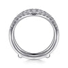 14K White Gold Diamond Ring Enhancer