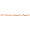 5mm Paper Clip Chain with Lobster Lock