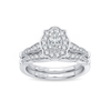 14K WG 0.50ct Diamond Bridal Ring