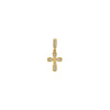 Graduating Mini CZ Cross Pendant