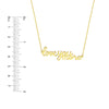 Love You More Plaque Necklace