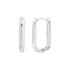 20mm Oblong Polished Mini Hoops