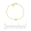 Kid's Paper Clip Chain Bracelet with Star