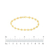 Diamond-Cut Beaded Bracelet