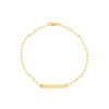 Kid's ID Bracelet on D/C Long Anchor Chain