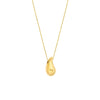 Puff Art Teardrop Dome Necklace
