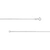 Plated Sterling Silver Blessed Mini Bar Necklace