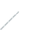 Sterling Silver 8.4mm Concave Figaro Chain with Lobster Lock