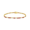 Diamond &amp; Ruby Tennis Bracelet (1-7/8tcw)