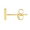 Turquoise Enamel Staple Stud Earrings