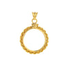 American Eagle 1/4 Oz Rope Screw Top Bezel