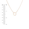 Open Wire Circle Adjustable Necklace