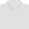 14K White Gold .8mm Sparkle Singapore Chain