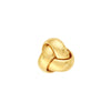 Polished Love Knot Stud Earrings
